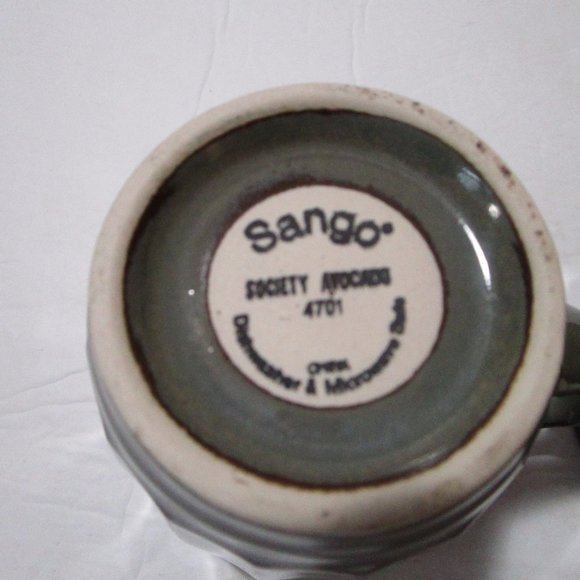 Sango *Society Avocado* cups (2) Rustic NEW - Picture 4 of 4